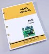Parts Manual For John Deere 4030 Tractor Catalog Assembly Exploded Views  Numbers 616695705412 | eBay